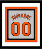 Baltimore Nameplate & Number Combined - Roadgray (1978-1988) - Triple Mat 1