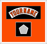 Baltimore Nameplate & World Series Jersey Patch - Home White (1978-1988) - Single Mat 3