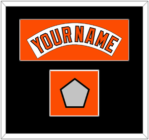 Baltimore Nameplate & World Series Jersey Patch - Home White (1978-1988) - Single Mat 4