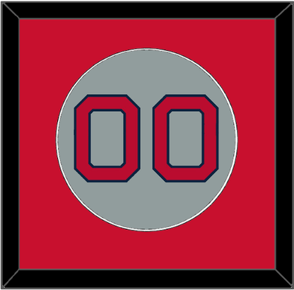 Boston Number - Road Gray - Essential Tier 2