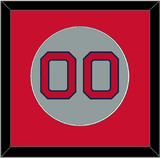 Boston Number - Road Gray (1992-2008) - Single Mat 2