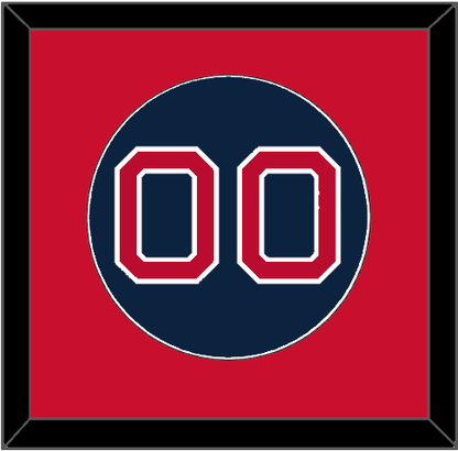 Boston Number - Alternate Road Blue - Essential Tier 2