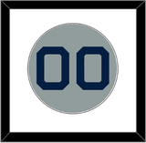 Boston Number - Road Gray (2009-2013) - Single Mat 1