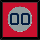 Boston Number - Road Gray (2009-2013) - Single Mat 2