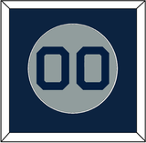 Boston Number - Road Gray (2009-2013) - Single Mat 3