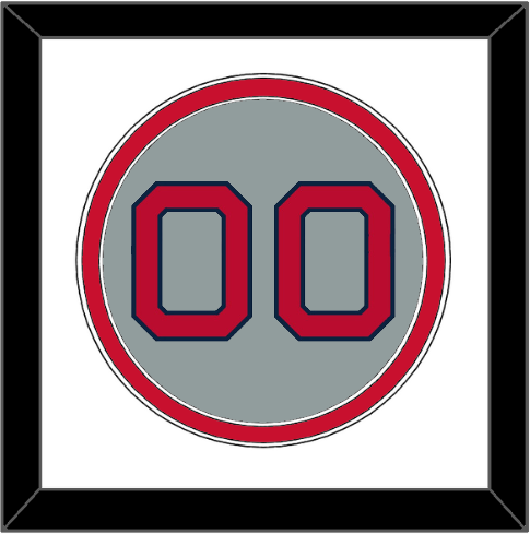 Boston Number - Road Gray - Signature Tier 1
