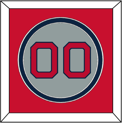 Boston Number - Road Gray (1992-2008) - Signature Tier 3