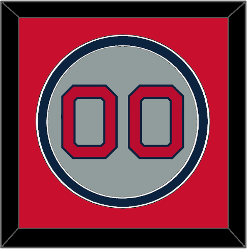 Boston Number - Road Gray (1992-2008) - Signature Tier 3