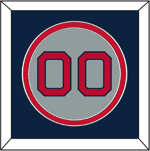 Boston Number - Road Gray (1992-2008) - Signature Tier 4