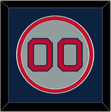 Boston Number - Road Gray (1992-2008) - Double Mat 4