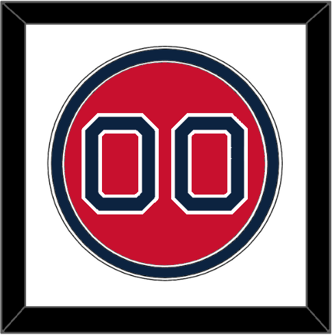 Boston Number - Alternate Red - Signature Tier 1