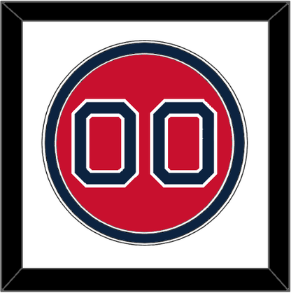 Boston Number - Alternate Red - Signature Tier 1