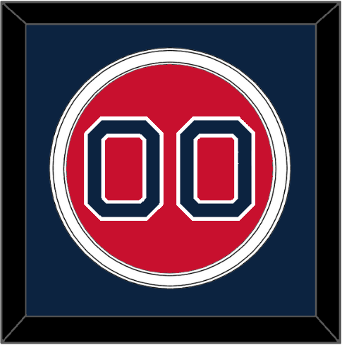 Boston Number - Alternate Red - Signature Tier 2