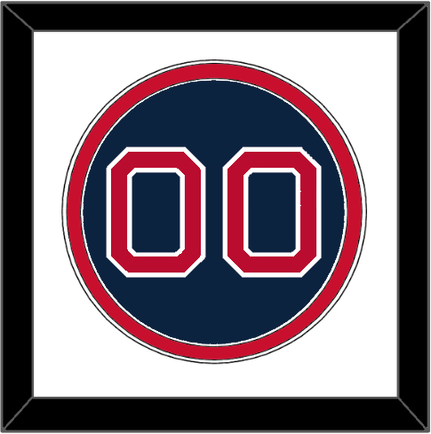 Boston Number - Alternate Road Blue - Signature Tier 1