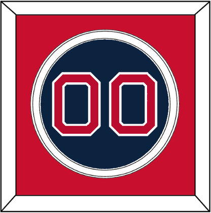 Boston Number - Alternate Road Blue - Signature Tier 2
