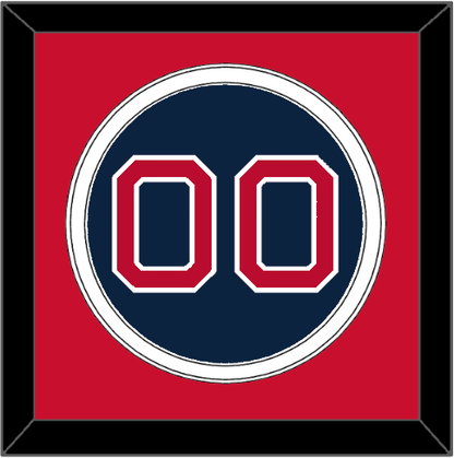 Boston Number - Alternate Road Blue - Signature Tier 2