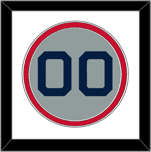 Boston Number - Road Gray (2009-2013) - Signature Tier 1