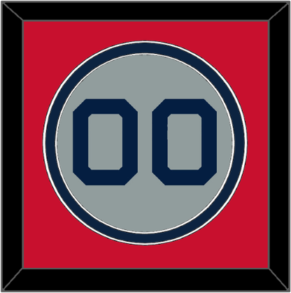 Boston Number - Road Gray (2009-2013) - Signature Tier 2