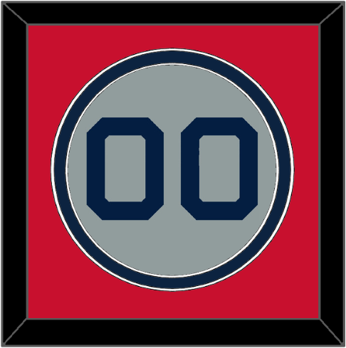 Boston Number - Road Gray (2009-2013) - Signature Tier 2