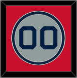 Boston Number - Road Gray (2009-2013) - Double Mat 2