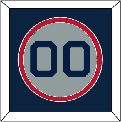 Boston Number - Road Gray (2009-2013) - Signature Tier 3