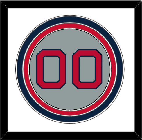 Boston Number - Road Gray (1992-2008) - Premier Tier 1