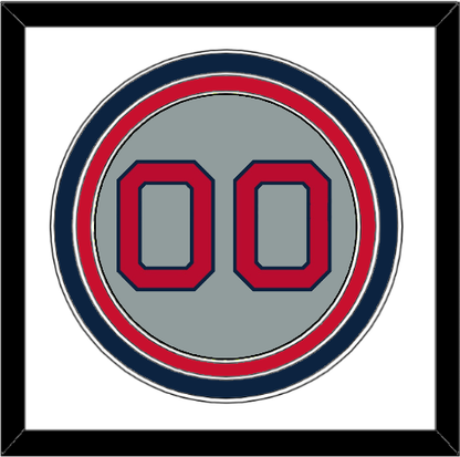 Boston Number - Road Gray - Premier Tier 1