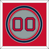 Boston Number - Road Gray (1992-2008) - Triple Mat 2