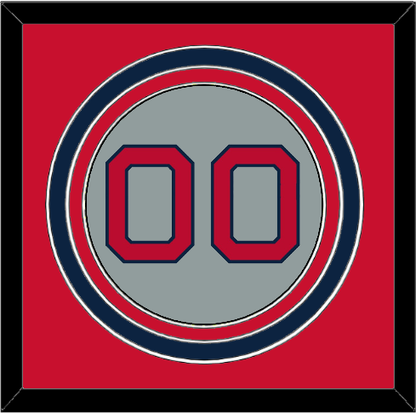Boston Number - Road Gray (1992-2008) - Premier Tier 2