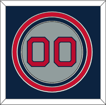 Boston Number - Road Gray (1992-2008) - Premier Tier 3