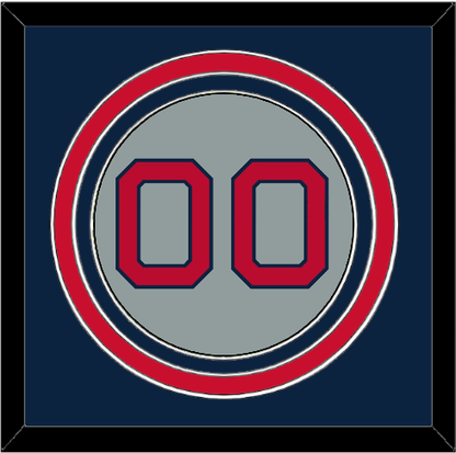 Boston Number - Road Gray (1992-2008) - Premier Tier 3