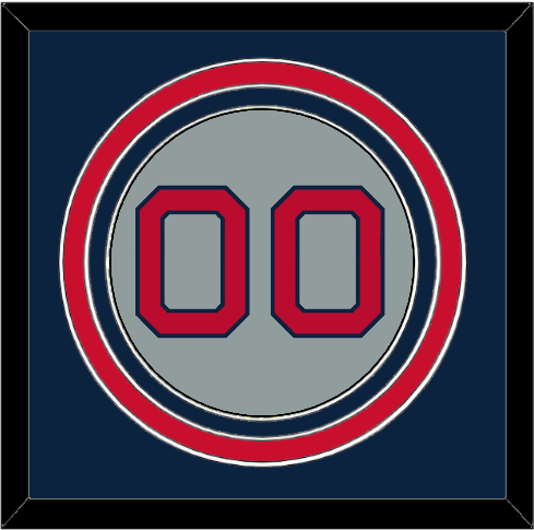 Boston Number - Road Gray - Premier Tier 3