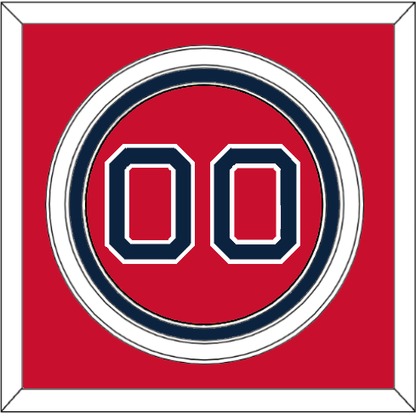 Boston Number - Alternate Red - Premier Tier 2