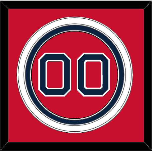Boston Number - Alternate Red - Premier Tier 2