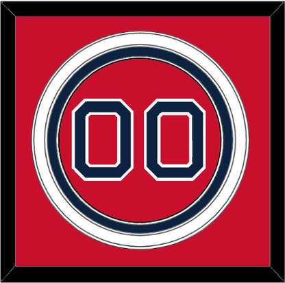 Boston Number - Alternate Red - Premier Tier 2