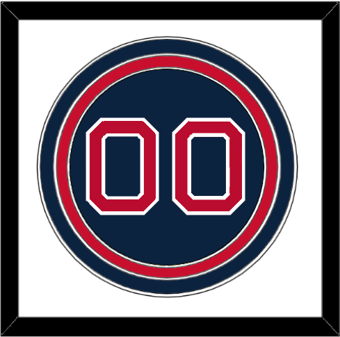 Boston Number - Alternate Road Blue - Premier Tier 1