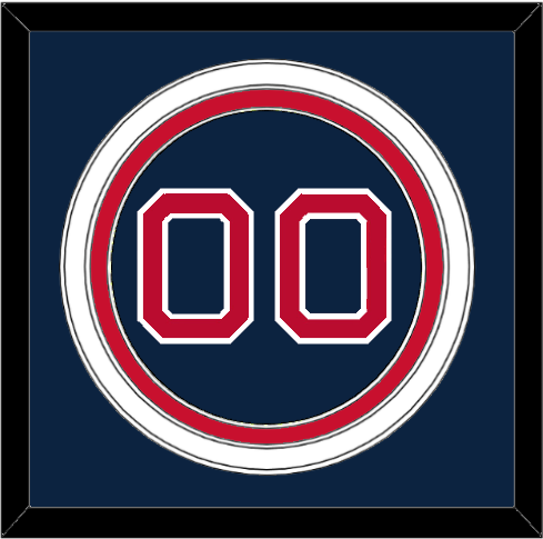 Boston Number - Alternate Road Blue - Premier Tier 2