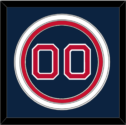 Boston Number - Alternate Road Blue - Premier Tier 2