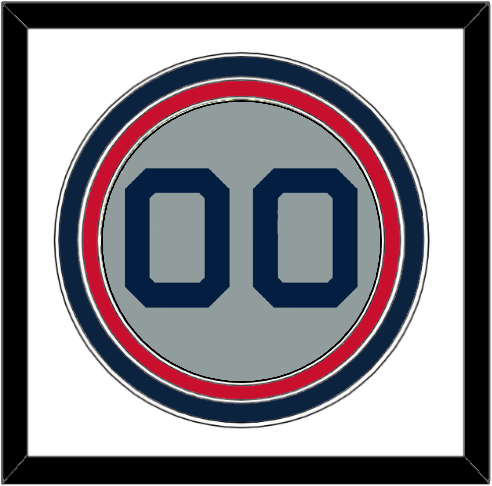 Boston Number - Road Gray (2009-2013) - Premier Tier 1