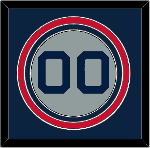Boston Number - Road Gray (2009-2013) - Premier Tier 3