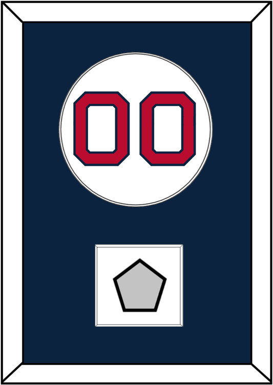 Boston Number & World Series Champions Patch - Home White - Essential Tier 2