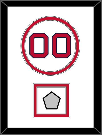 Boston Number & World Series Champions Patch - Home White - Signature Tier 1