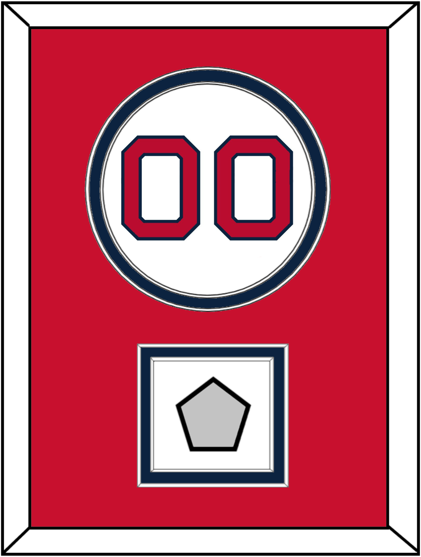 Boston Number & World Series Jersey Patch - Home White - Signature Tier 3