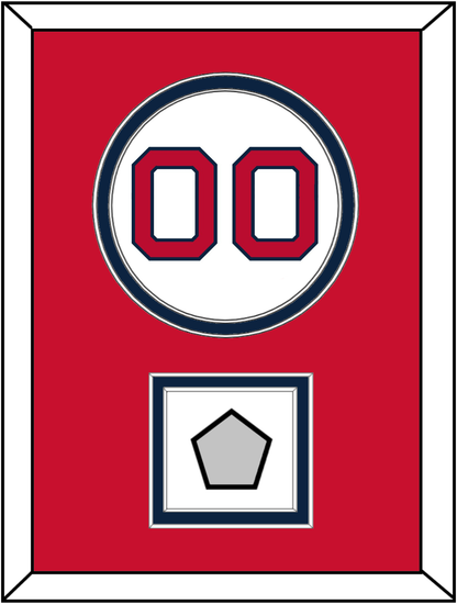 Boston Number & World Series Jersey Patch - Home White - Signature Tier 3