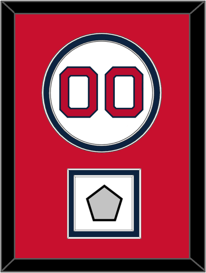 Boston Number & World Series Champions Patch - Home White - Signature Tier 3