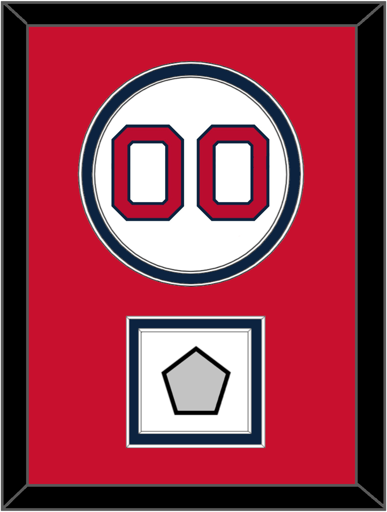 Boston Number & World Series Jersey Patch - Home White - Signature Tier 3