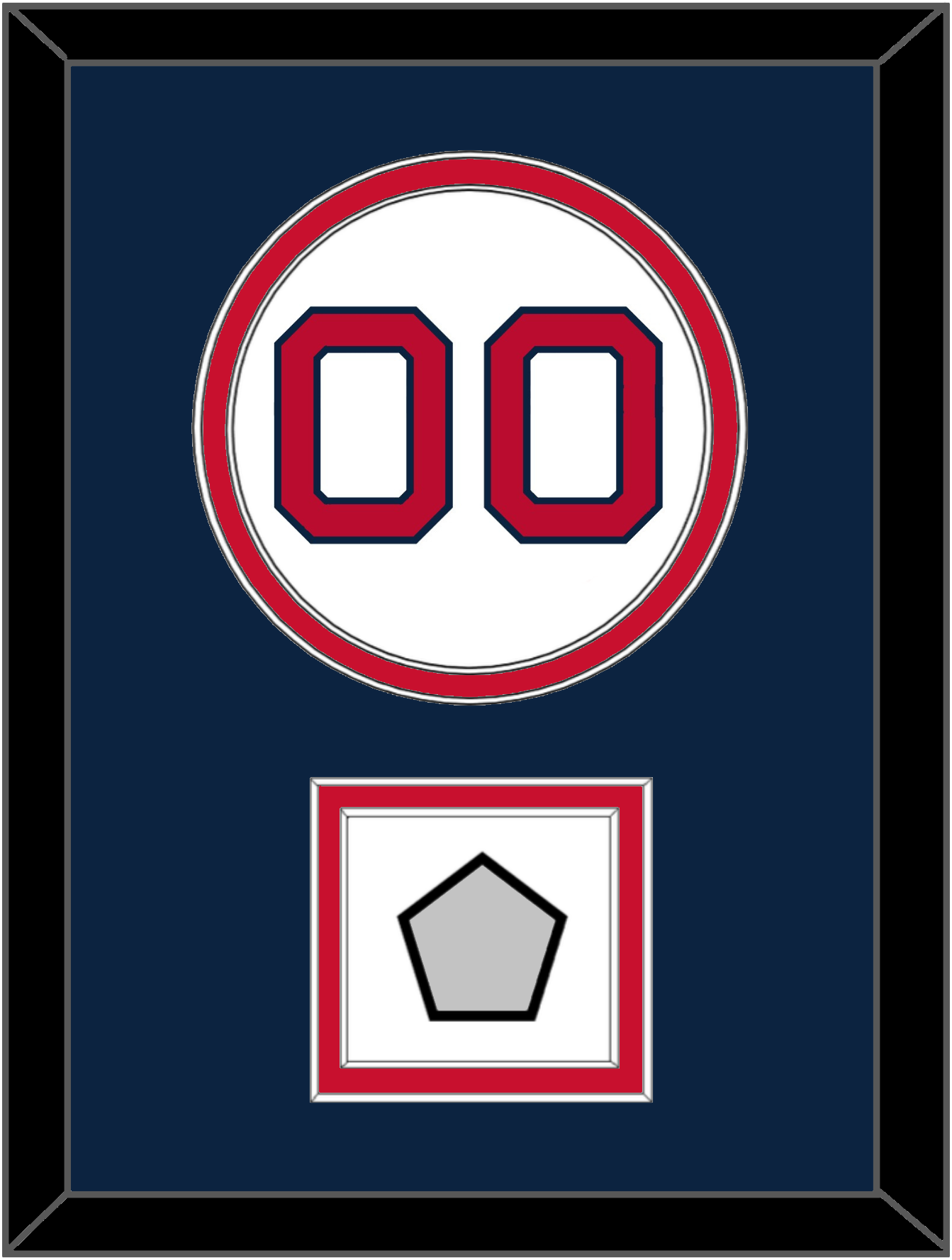 Boston Number & World Series Champions Patch - Home White - Signature Tier 4