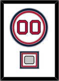 Boston Number & World Series Champions Patch - Home White - Triple Mat 1