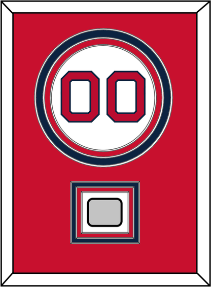 Boston Number & World Series Jersey Patch - Home White - Premier Tier 2
