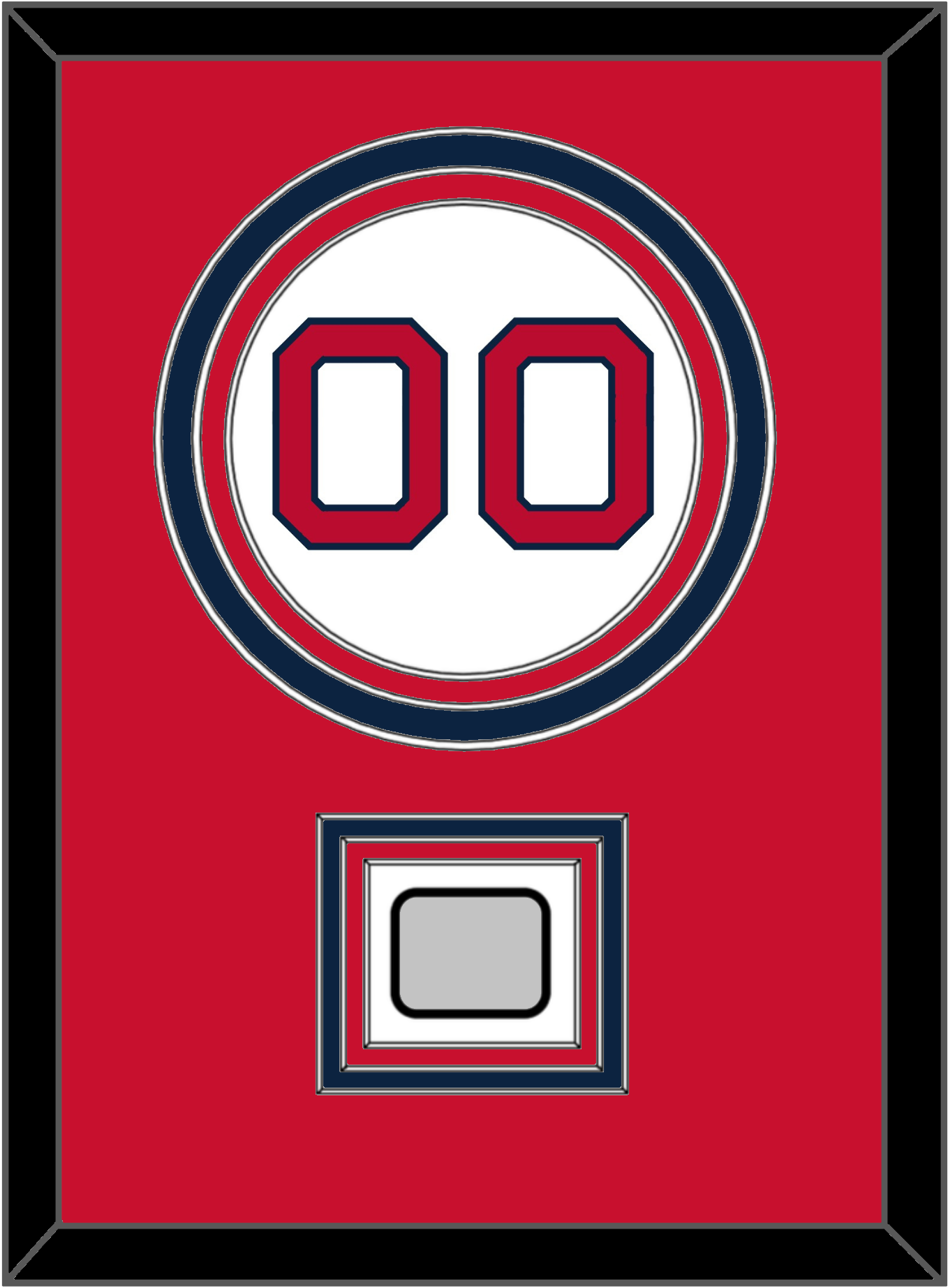 Boston Number & World Series Champions Patch - Home White - Premier Tier 2